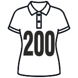 Koszulki polo WORKER POPL 200 WK
